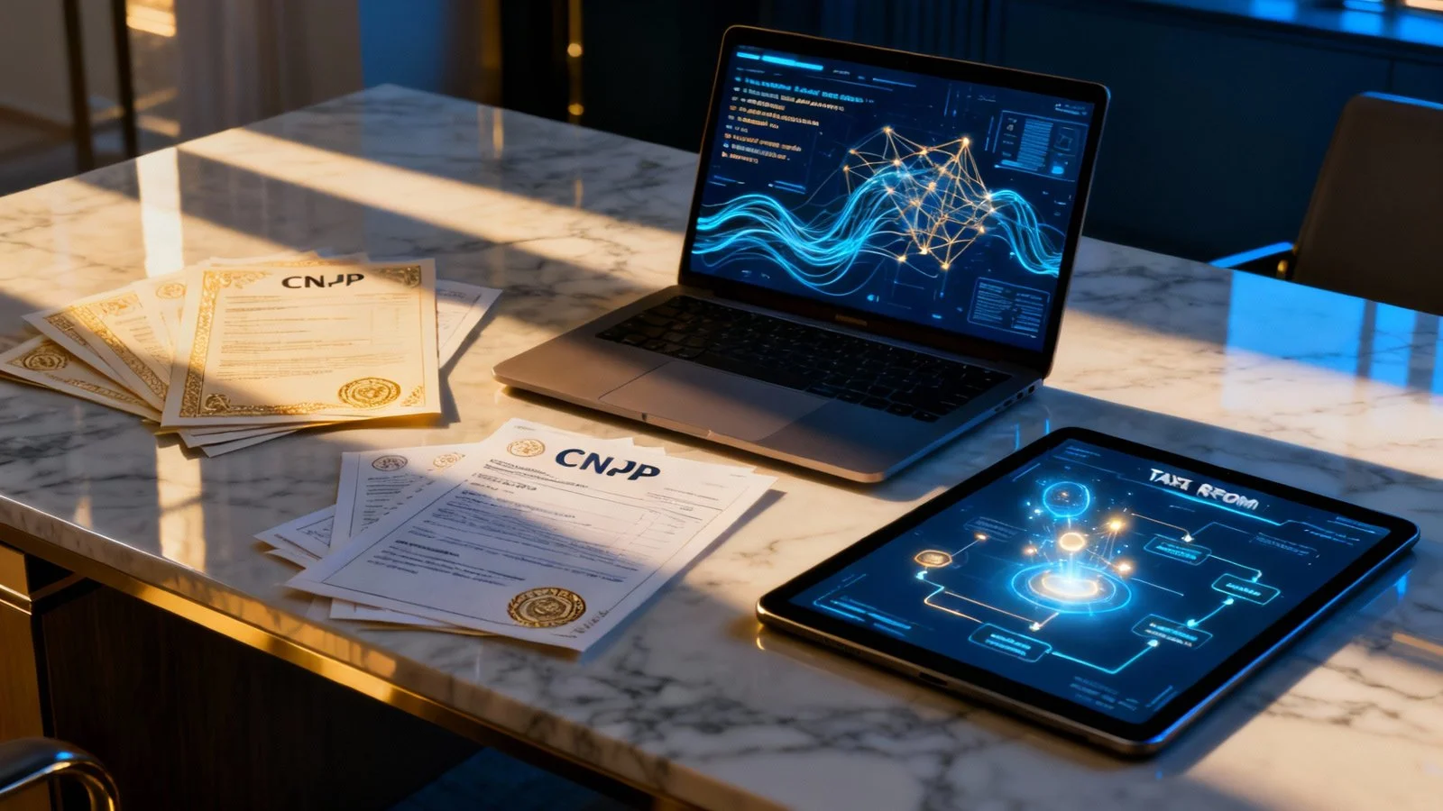 Como adequar o CNPJ à Reforma Tributária com IA