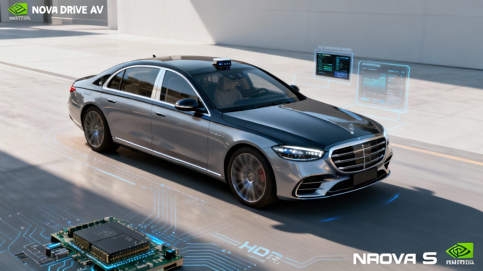 Nova S-Class com NVIDIA DRIVE AV e arquitetura L4-ready