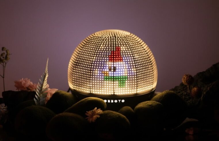 SwitchBot Obboto: luminária IA com pixel art na CES