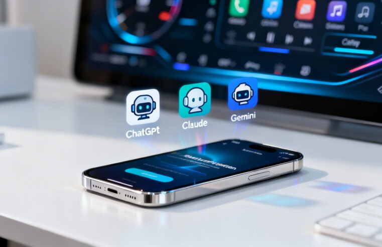 Apple CarPlay pode integrar ChatGPT, Claude e Gemini