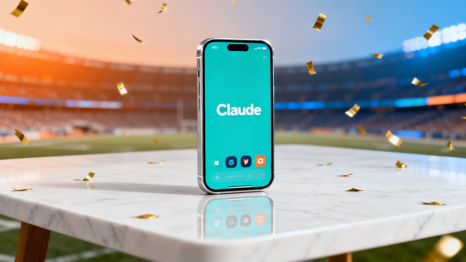 Humor no Super Bowl leva Claude ao Top 10 da App Store