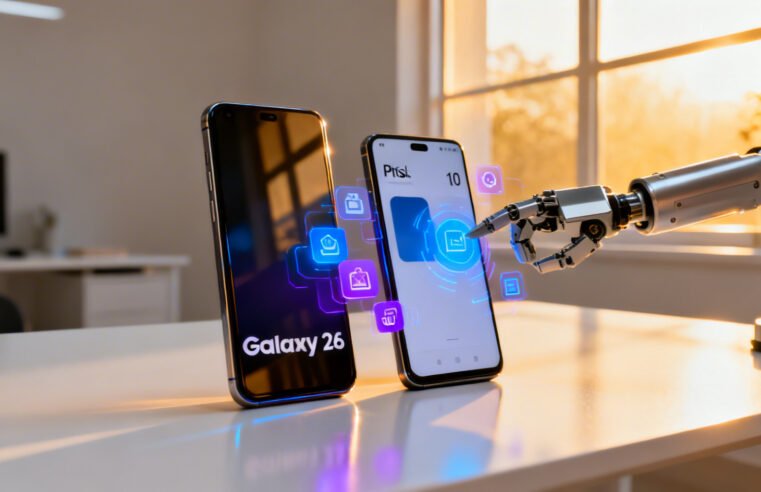 Gemini 3 automatiza tarefas em apps no Galaxy S26 e Pixel 10